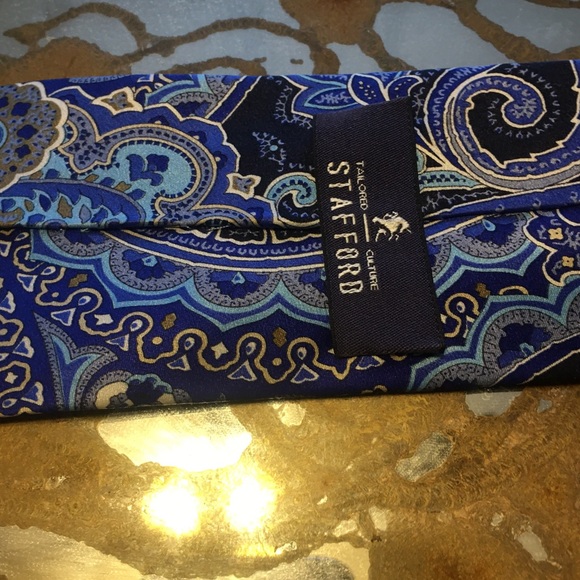 Extra long 100%silk necktie - Picture 2 of 2